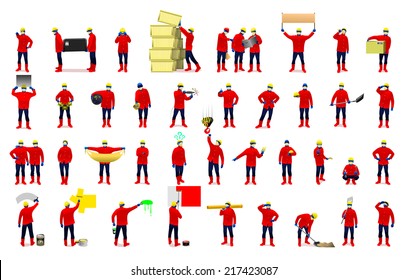 workers vector illustration