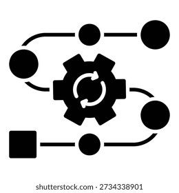 Workflow automation icons to speed up production processes