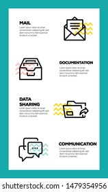 WORKFLOW AND BUSINESS AND ILLUSTRATION ICON CONCEPT