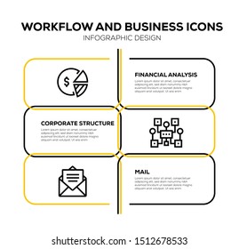 WORKFLOW AND BUSINESS AND ILLUSTRATION ICON CONCEPT