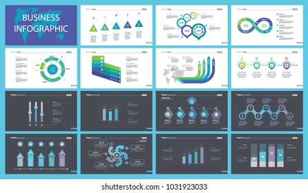 Workflow Charts Slide Templates Set
