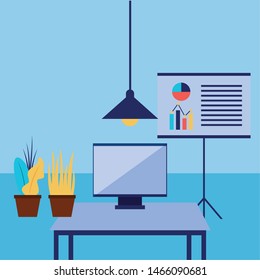 Workflow design, Infographic data information business analytics and visual presentation theme Vector illustration