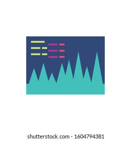 Workflow design, Infographic data information business analytics and visual presentation theme Vector illustration