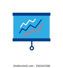 Workflow icon design, Infographic data information business analytics and visual presentation theme Vector illustration