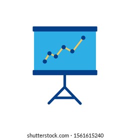 Workflow icon design, Infographic data information business analytics and visual presentation theme Vector illustration