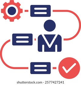 Workflow Icon Element For Design