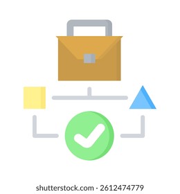 Workflow Icon Element for Design