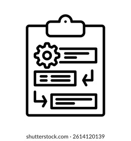 Workflow Icon Element for Design