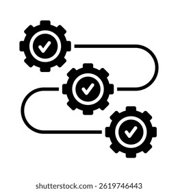 Workflow Icon Element For Design