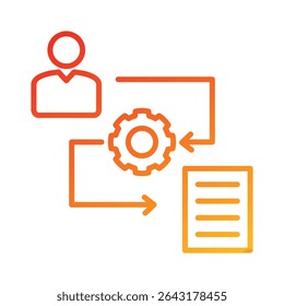 Workflow Icon Element for Design