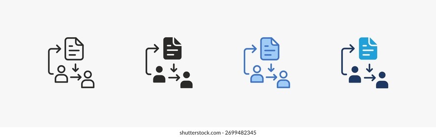Workflow-Symbol - mehrere Stilkollektionen