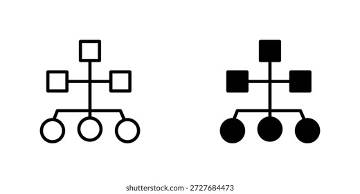 Elemento de design gráfico do logotipo do símbolo do ícone do fluxo de trabalho. EPS10