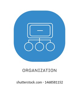 workflow icon. Trendy modern flat linear vector 