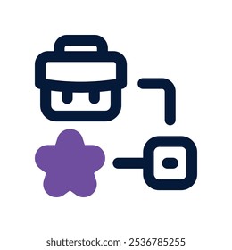 workflow icon. vector dual tone icon for your website, mobile, presentation, and logo design.