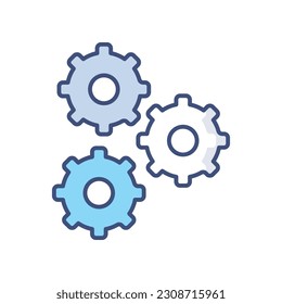 Workflow icon vector stock illustration.