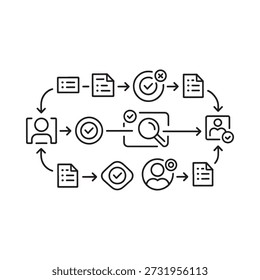 Diagrama do processo de fluxo de trabalho ilustrando a interação do usuário e o gerenciamento de dados