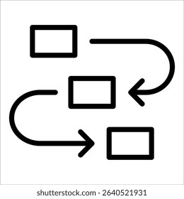 Workflow Process Icon Element For Design