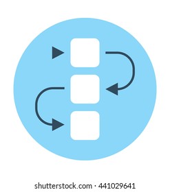 Workflow Vector Icon