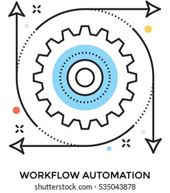 Workflow Vector Icon