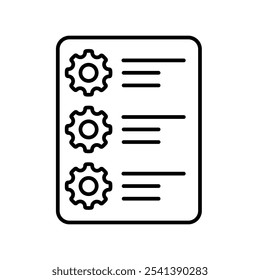 Workflow vector icon. operation illustration sign. automation symbol.