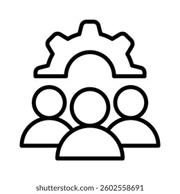 Workforce Icon Element for Design