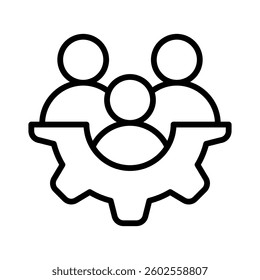 Workforce Icon Element for Design