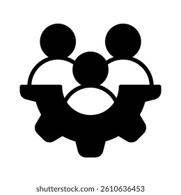 Workforce Icon Element for Design