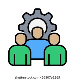 Workforce Icon Element for Design