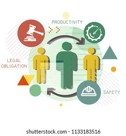 Workforce Management Abstract - Illustration as EPS 10 File