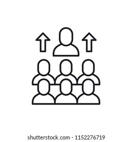 Workforce Modern Simple Vector Icon