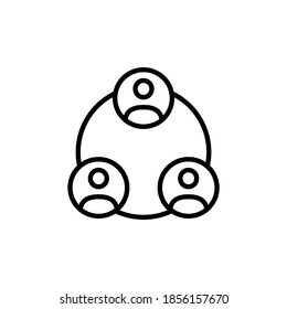 Workforce Organization icon in vector. Logotype