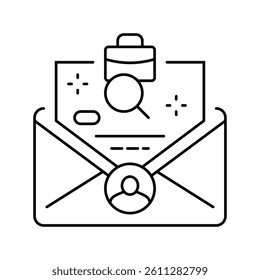 workforce planning recruitment business work line icon vector. workforce planning recruitment business work sign. isolated contour symbol black illustration