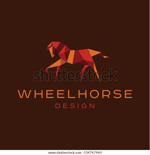Workhorse Vector Abstract Symbol Logo Modern Stock Vector Royalty Free 534767464