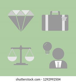 Working and banking. Vector format icon set.