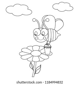 Working bee illustration