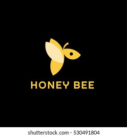 Working Bee vector illustration of logo design in a flat style art