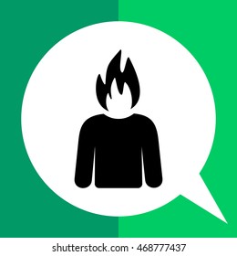 Working Burnout Simple Icon
