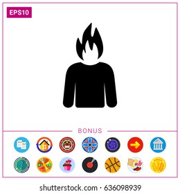 Working Burnout Simple Icon