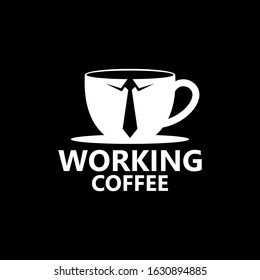Working Coffee Logo Template Design
