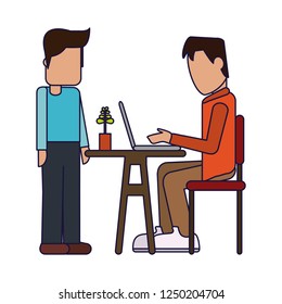 Working with computer avatar