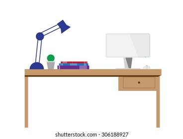 Working computer desk