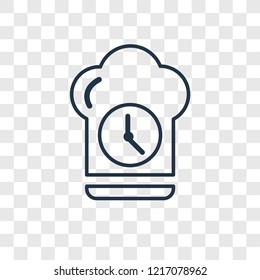 Working concept vector linear icon isolated on transparent background, Working concept transparency concept in outline style