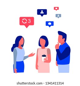 working conversation. office networking concept 