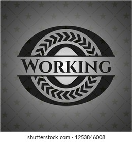 Working dark emblem