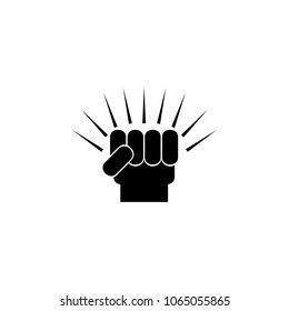 working fist icon. Element of communism illustration. Premium quality graphic design icon. Signs and symbols collection icon for websites, web design, mobile app on white background