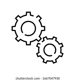 Working framework line icon, concept sign, outline vector illustration, linear symbol.