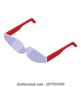 Working glasses icon. Isometric of Working glasses vector icon for web design isolated on white background