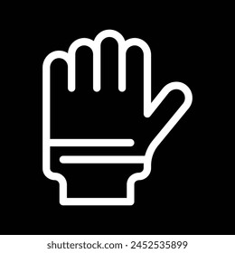 working gloves icon outline design