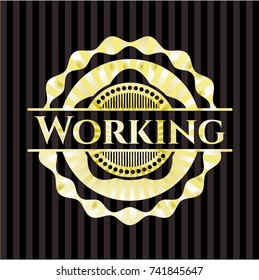 Working gold badge