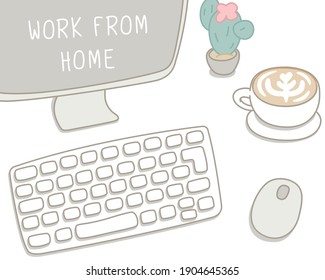 Trabajar en casa con escalofríos.